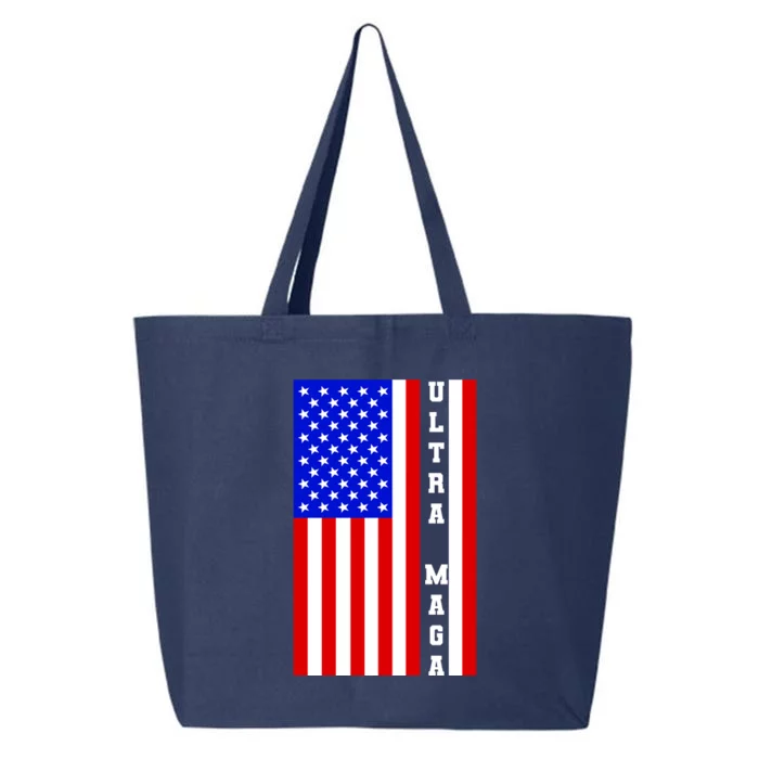 USA Flag United States Of America Ultra MAGA Trump 2024 25L Jumbo Tote