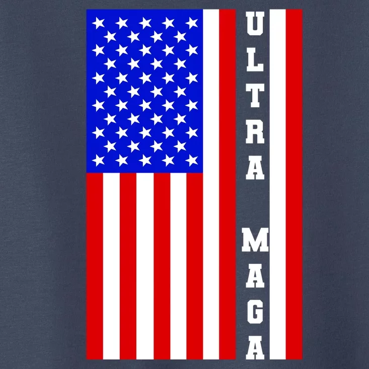 USA Flag United States Of America Ultra MAGA Trump 2024 Toddler T-Shirt