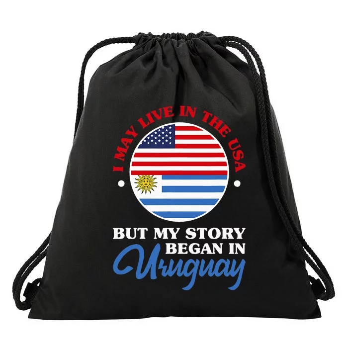 Uruguay Flag Uruguayan Heritage Drawstring Bag