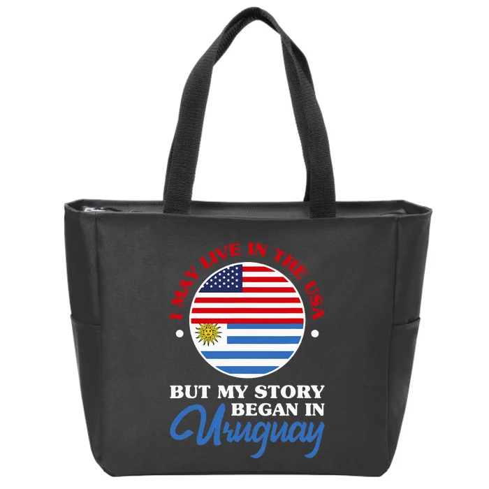 Uruguay Flag Uruguayan Heritage Zip Tote Bag