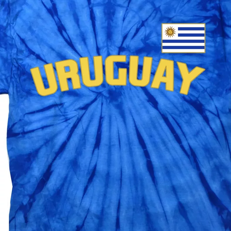 Uruguay Flag Uruguayan Pride International Country Funny Gift Tie-Dye T-Shirt