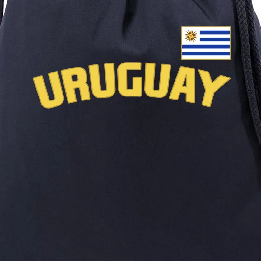 Uruguay Flag Uruguayan Pride International Country Funny Gift Drawstring Bag