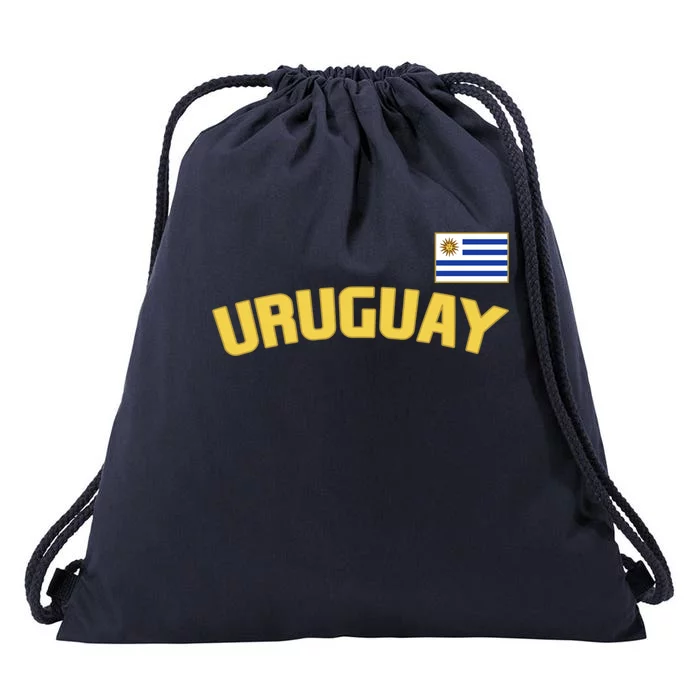 Uruguay Flag Uruguayan Pride International Country Funny Gift Drawstring Bag