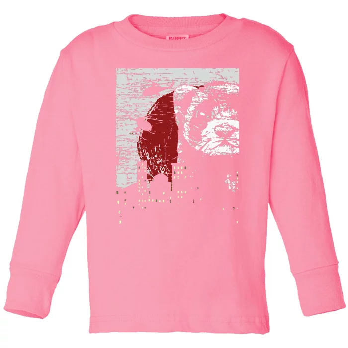 Urban Ferret Toddler Long Sleeve Shirt