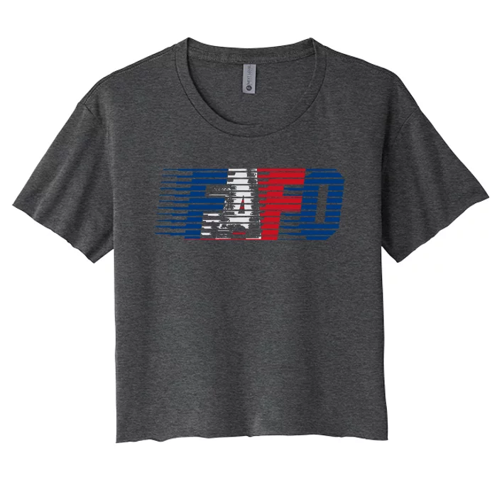 Usa Fafo Women's Crop Top Tee