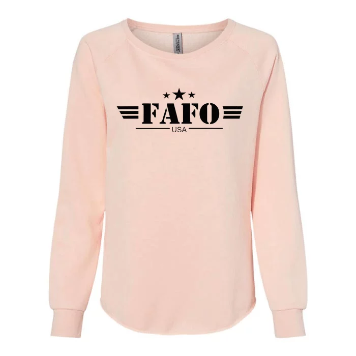 Usa Fafo Womens California Wash Sweatshirt