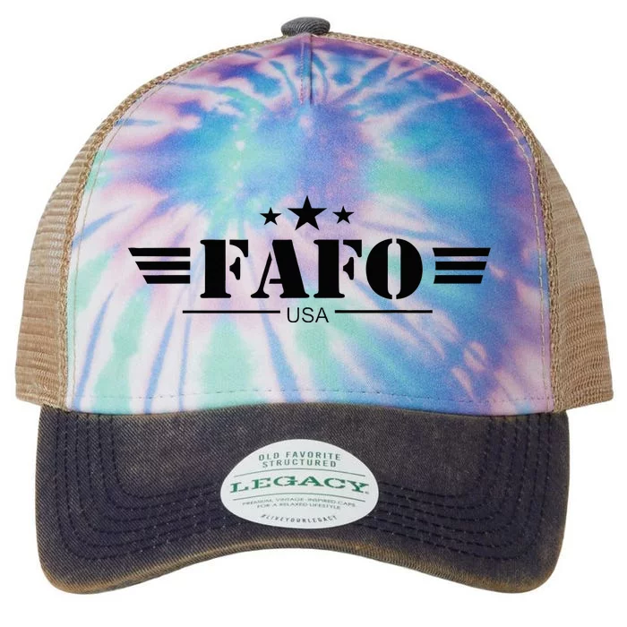 Usa Fafo Legacy Tie Dye Trucker Hat