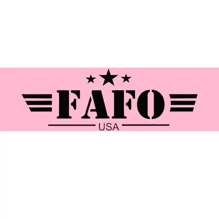 Usa Fafo Bumper Sticker