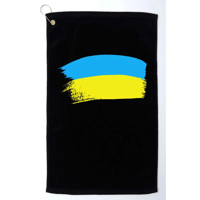 Ukraine Flag Platinum Collection Golf Towel