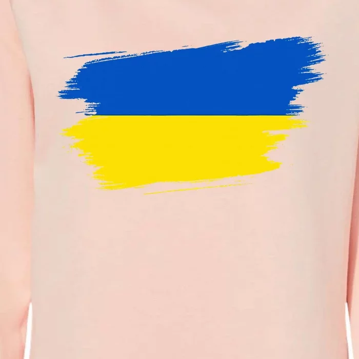 Ukraine Flag Ukrainian Ukraine Pride Heart Womens California Wash Sweatshirt