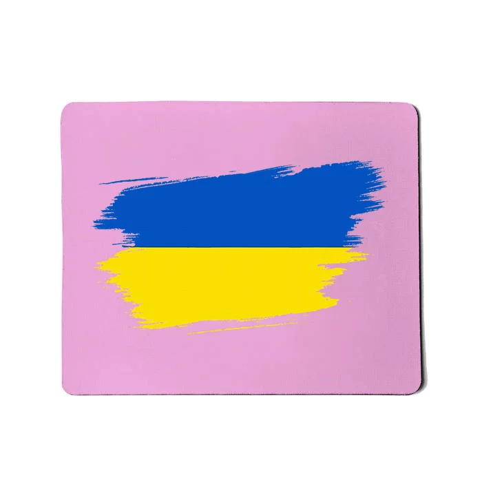 Ukraine Flag Ukrainian Ukraine Pride Heart Mousepad