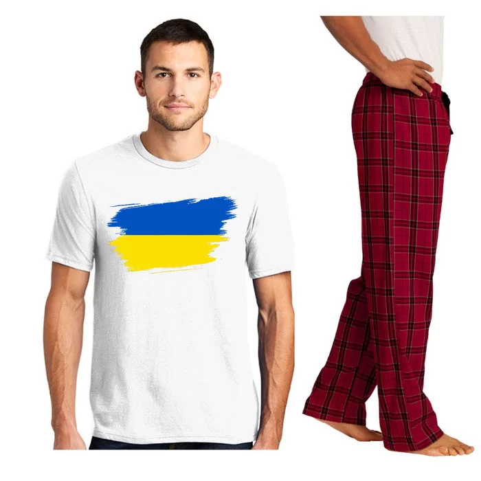 Ukraine Flag Ukrainian Ukraine Pride Heart Pajama Set