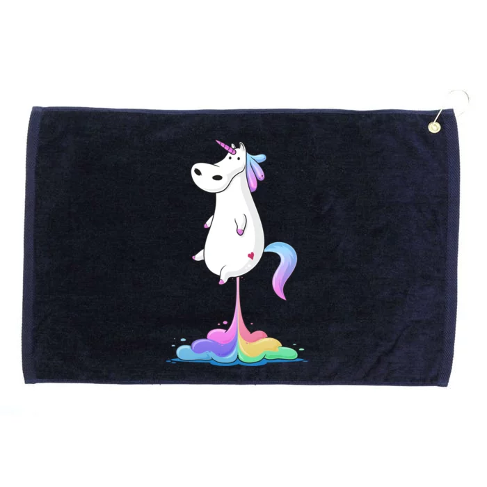 Unicorn Fart Grommeted Golf Towel