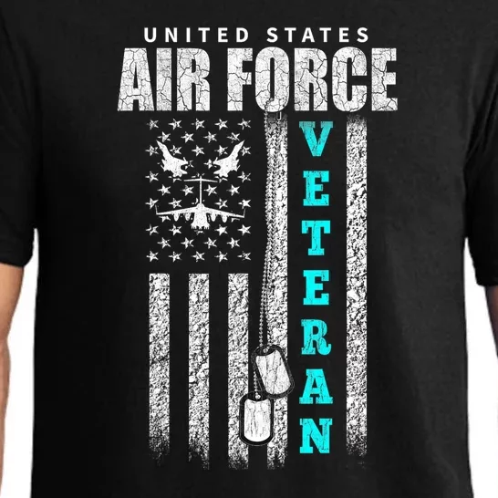 Usa Flag Veteran Of The U.S Air. Force Veterans Gift Pajama Set