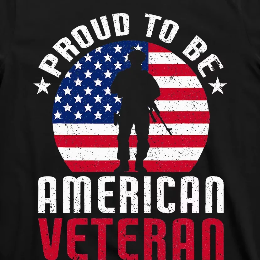 USA Flag Veteran Pride T-Shirt