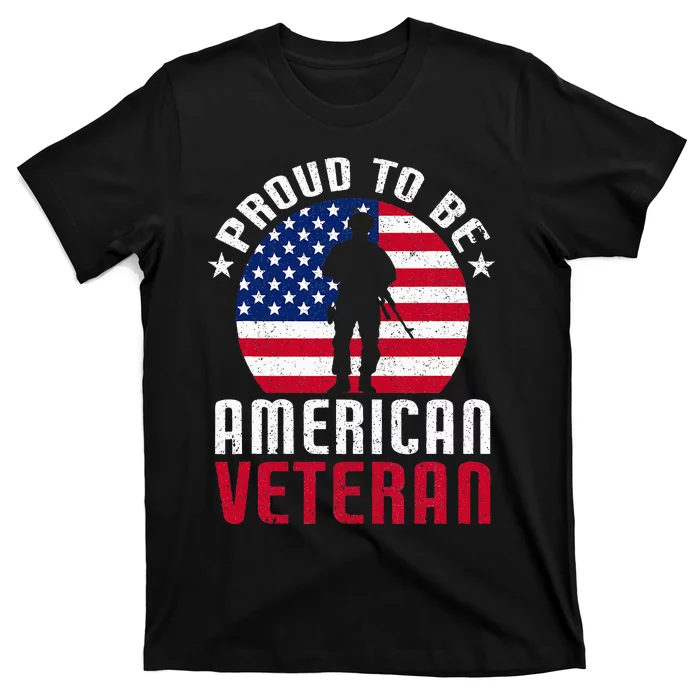 USA Flag Veteran Pride T-Shirt