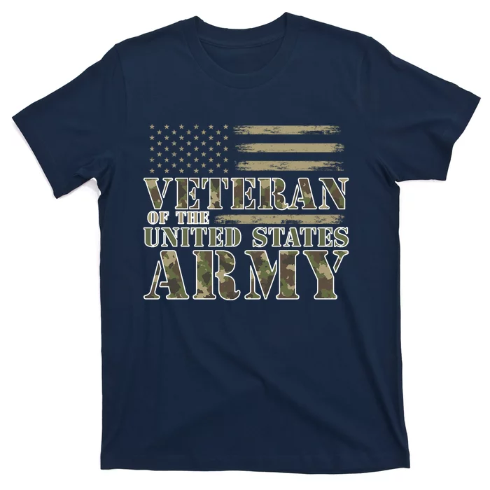 Usa Flag Veteran Of The United States Army T-Shirt