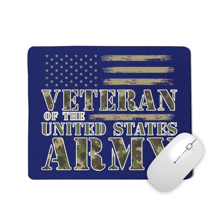 Usa Flag Veteran Of The United States Army Mousepad