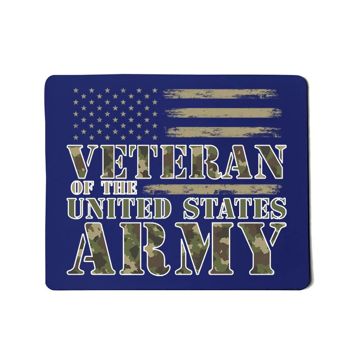 Usa Flag Veteran Of The United States Army Mousepad