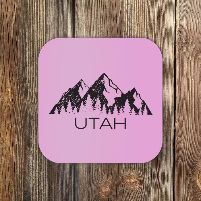 Utah For Women Utah Mountain Souvenir Gift Coaster