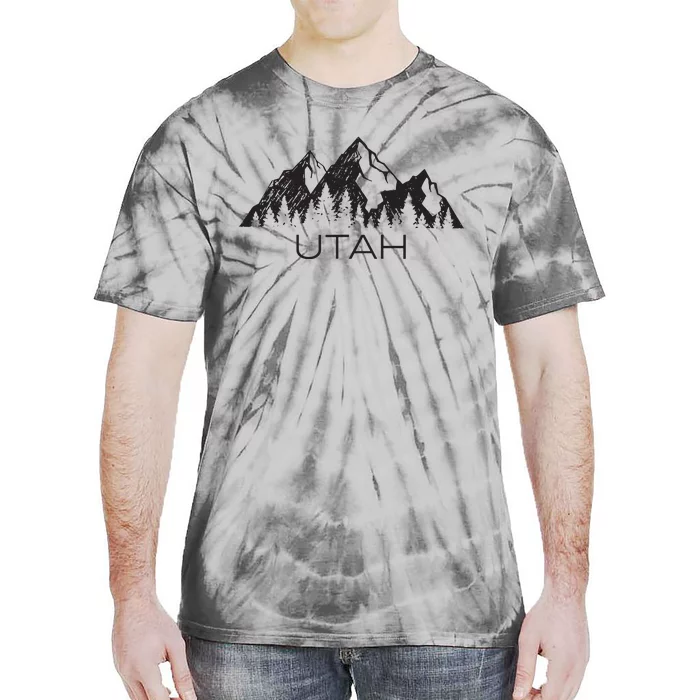 Utah For Women Utah Mountain Souvenir Gift Tie-Dye T-Shirt