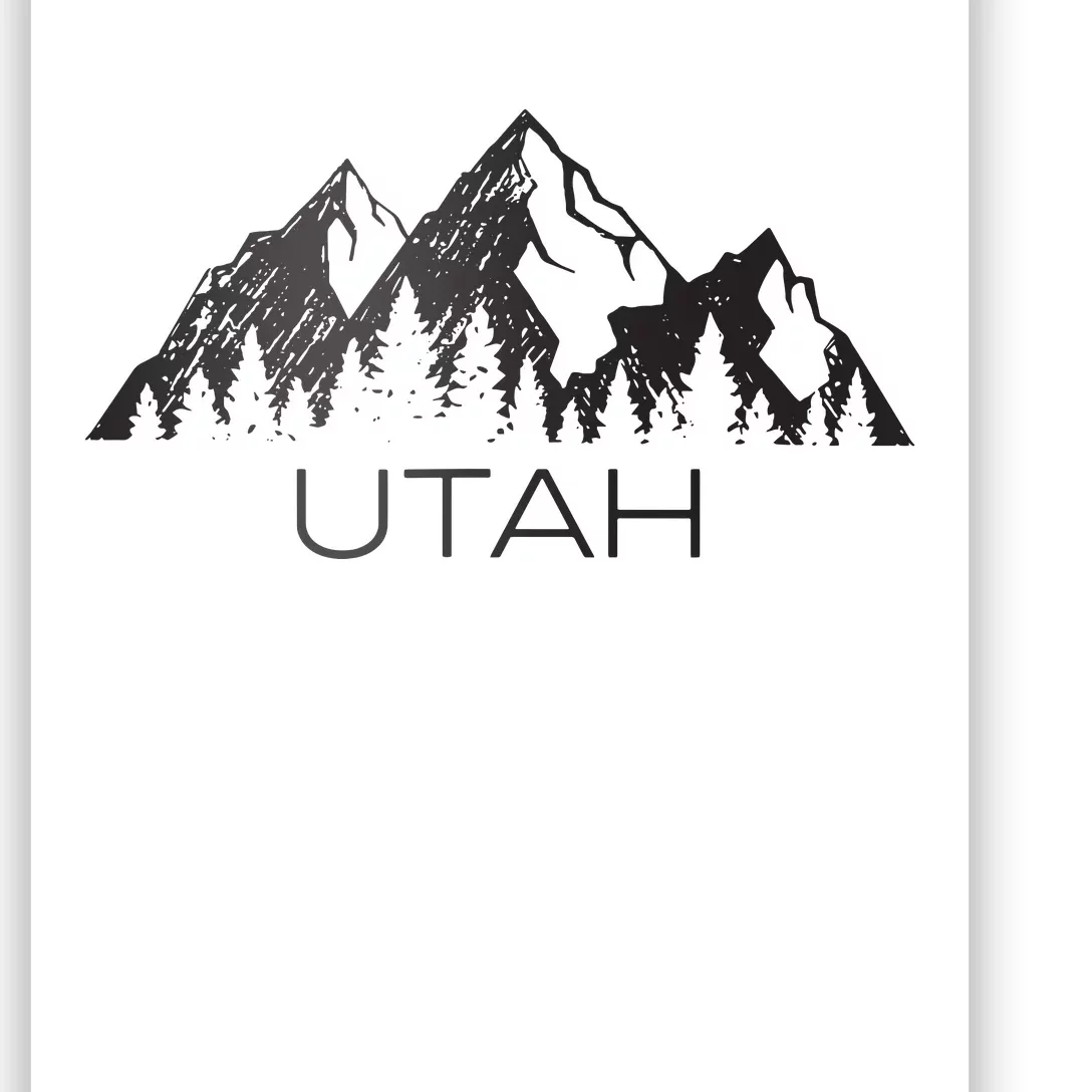 Utah For Women Utah Mountain Souvenir Gift Poster