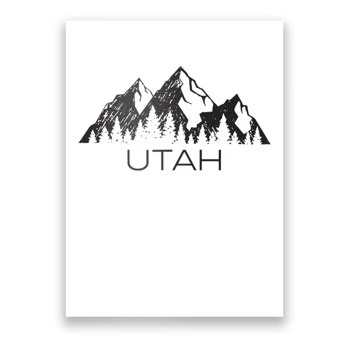 Utah For Women Utah Mountain Souvenir Gift Poster