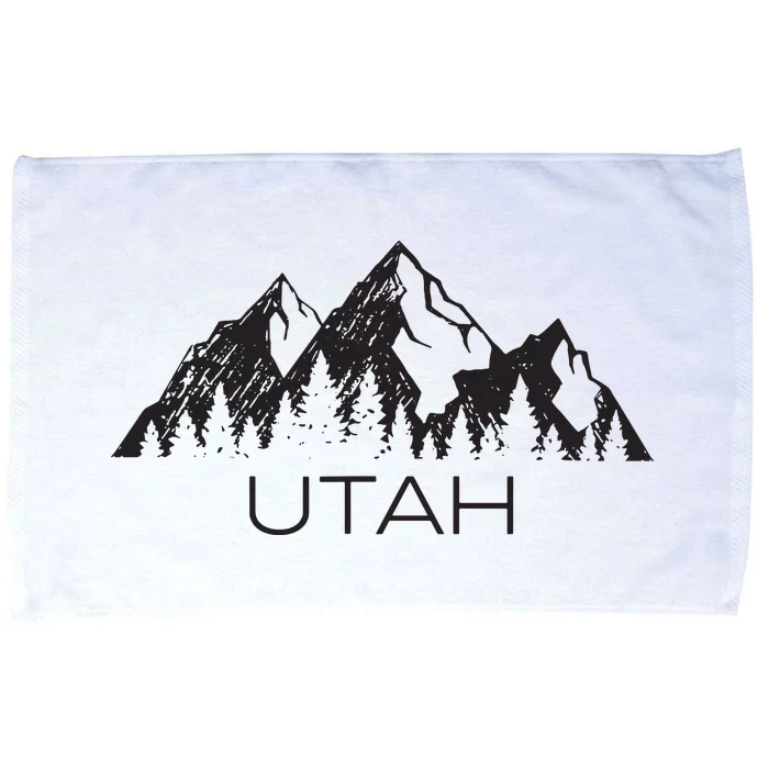 Utah For Women Utah Mountain Souvenir Gift Microfiber Hand Towel