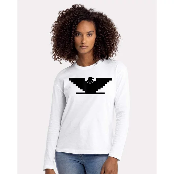 United Farm Workers UFW Huelga Bird Chicano Labor Union Womens Cotton Relaxed Long Sleeve T-Shirt