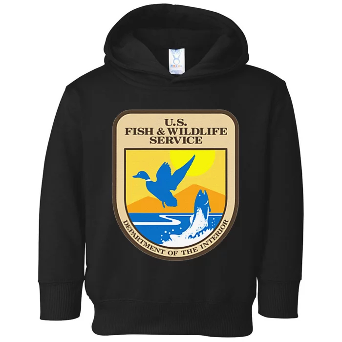 US Fish & Wildlife Service Wild Game Fishing Hunting Toddler Hoodie