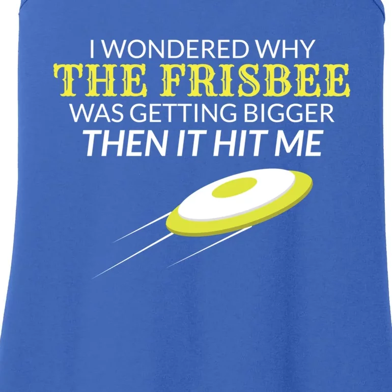 Ultimate Frisbee Why The Frisbee Is Getting Bigger Gift Ladies Essential Tank