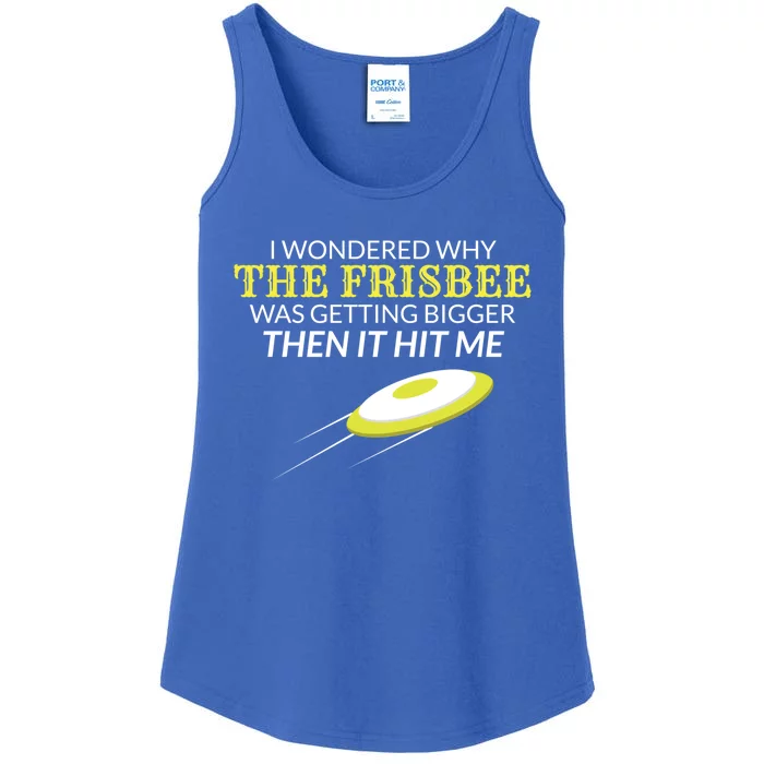 Ultimate Frisbee Why The Frisbee Is Getting Bigger Gift Ladies Essential Tank