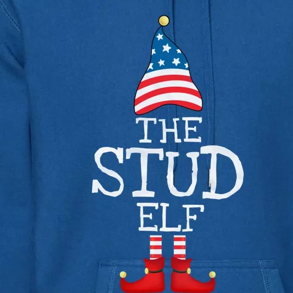 Usa Flag Xmas The Stud Funny Matching Christmas Gift Premium Hoodie