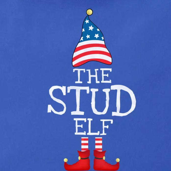 Usa Flag Xmas The Stud Funny Matching Christmas Gift Zip Tote Bag