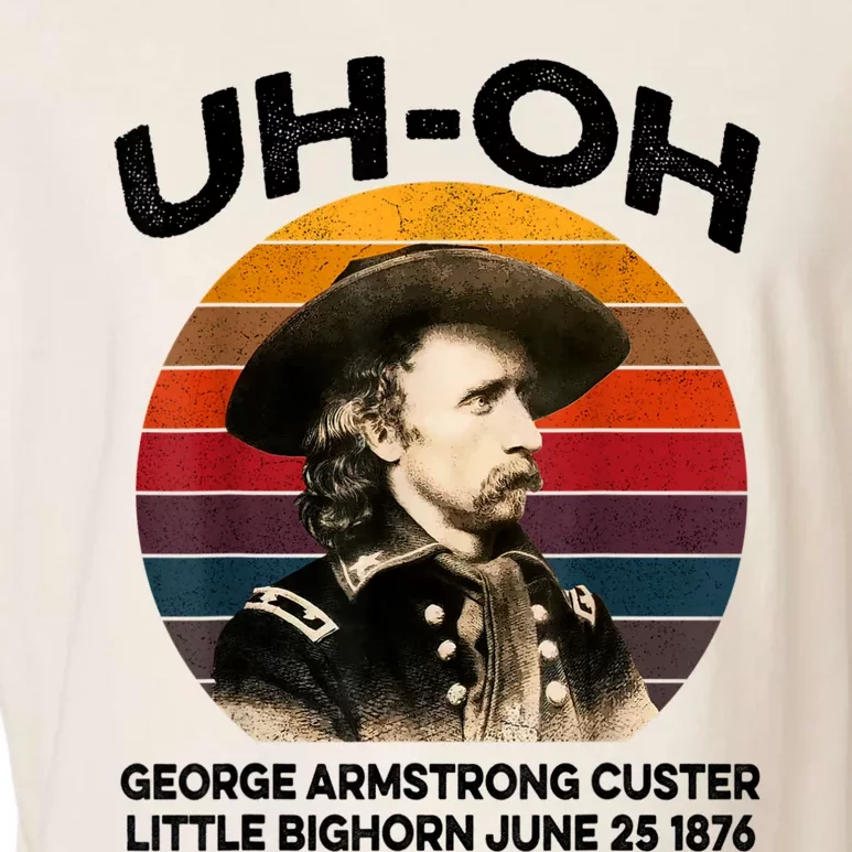 Uhoh George Armstrong Custer Little Bighorn June 25 1876 Garment-Dyed Women's Muscle Tee