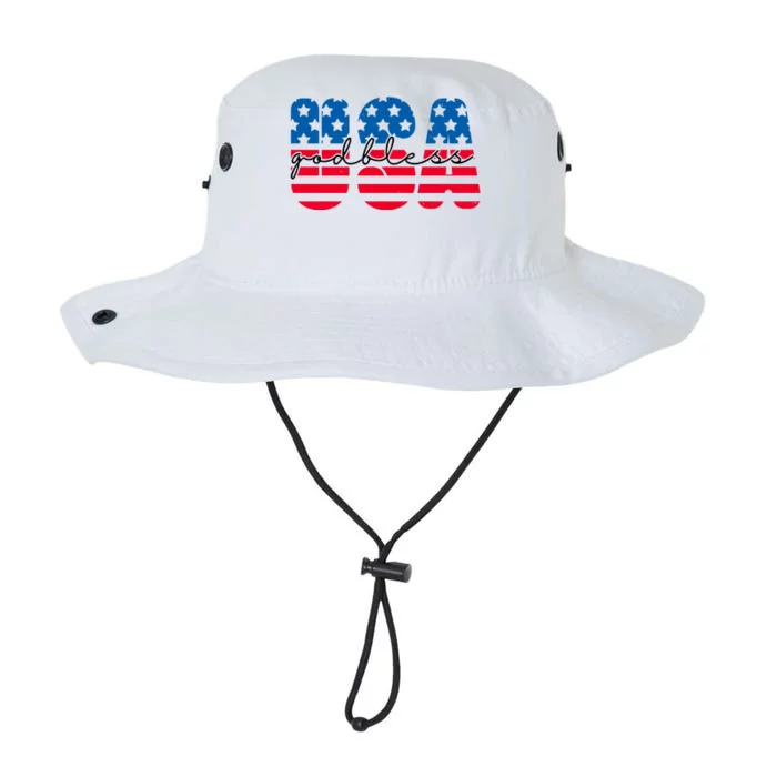 USA God Bless Patriot Celebration Legacy Cool Fit Booney Bucket Hat