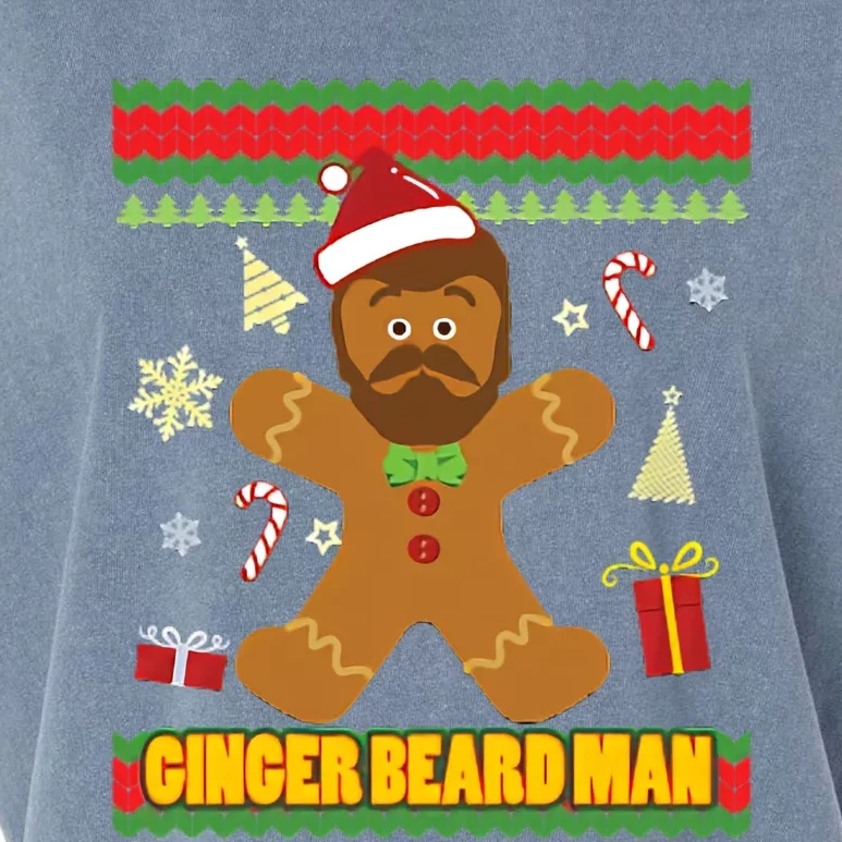 Ugly Ginger Beard Man Holiday Garment-Dyed Women's Muscle Tee