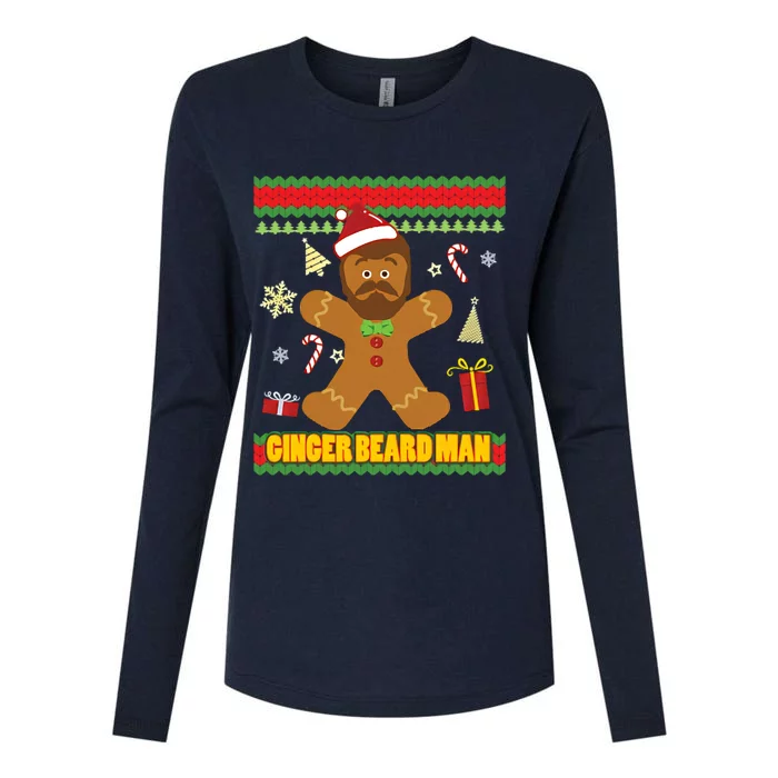 Ugly Ginger Beard Man Holiday Womens Cotton Relaxed Long Sleeve T-Shirt