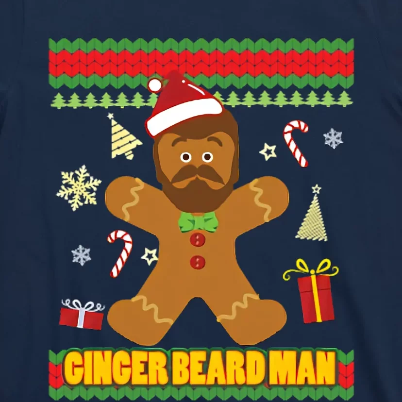 Ugly Ginger Beard Man Holiday T-Shirt