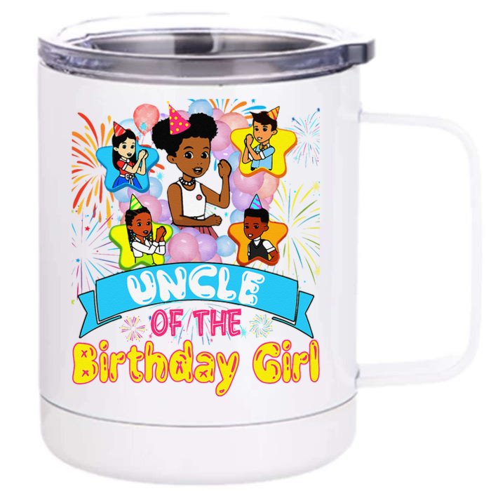 Uncle GracieS Corner Birthday Dolls Cute Party Gift Front & Back 12oz Stainless Steel Tumbler Cup