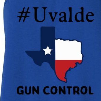 Uvalde Gun Control , Protect Kids Not Gun Women's Racerback Tank