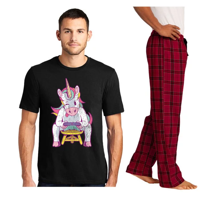 Unicorn Gift For Gamer Cute Gift Pajama Set