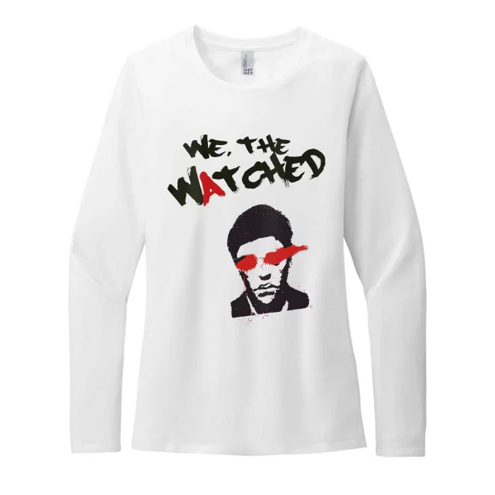 Underground Graffiti Fire Eyes Womens CVC Long Sleeve Shirt