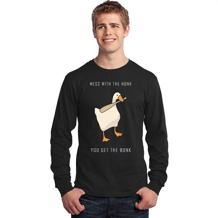 Untitled Goose Game Funny Family Gaming Tall Long Sleeve T-Shirt