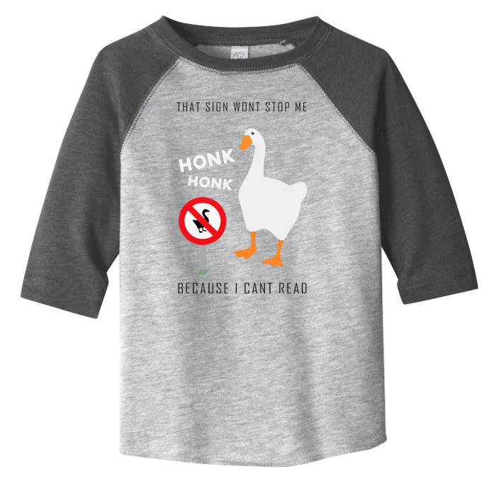 Untitled Goose Game Funny Toddler Fine Jersey T-Shirt