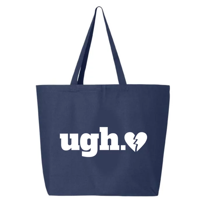 Ugh Great Gift Broken Hearts Single Awareness Day Gift 25L Jumbo Tote