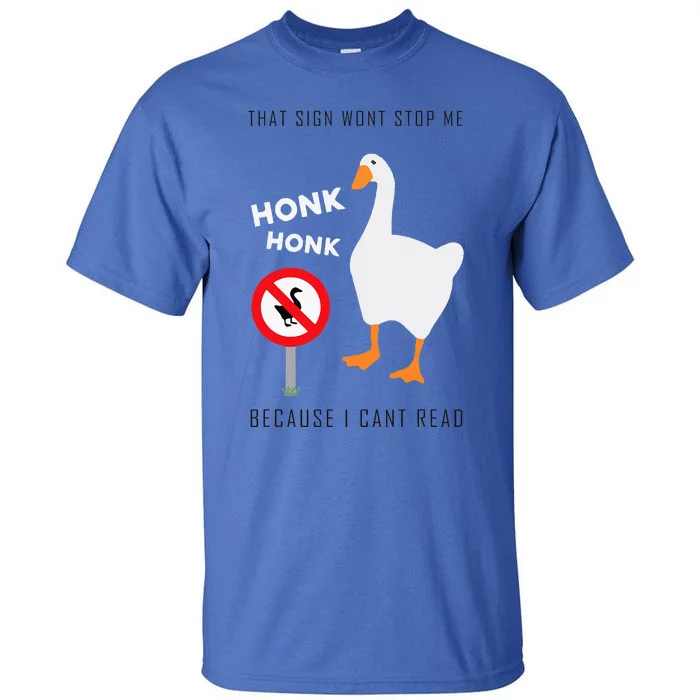 Untitled Goose Game Funny Tall T-Shirt