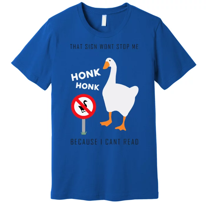 Untitled Goose Game Funny Premium T-Shirt