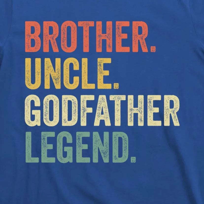 Uncle Godfather Gift Christmas Funny Gift From God Funny Great Gift T-Shirt