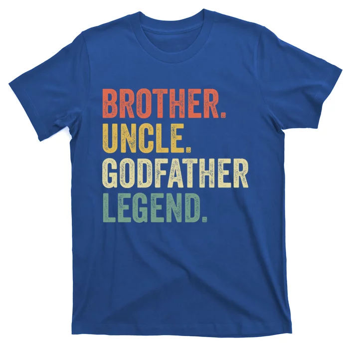 Uncle Godfather Gift Christmas Funny Gift From God Funny Great Gift T-Shirt